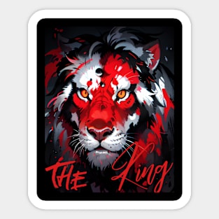 The king design Sticker